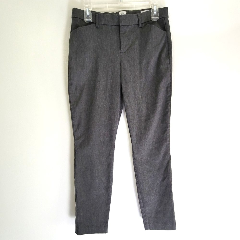 GAP Gray Signature Skinny Ankle Pant Size 8